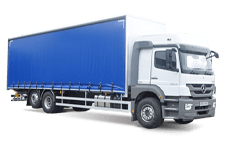 Car Hire Wirral - 26 Tonne Curtain Side Lorry - Truck hire Wirral
