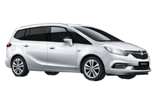 Car Hire Wirral - Vauxhall Zafira 7-Seater - Minibus hire Wirral